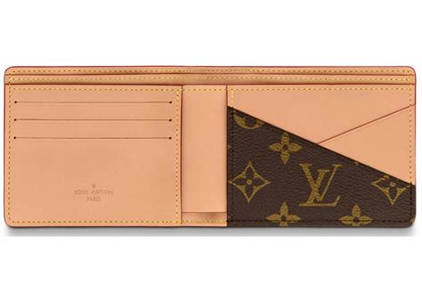 louis vuitton multiple wallet brown|louis vuitton wallet women monogram.